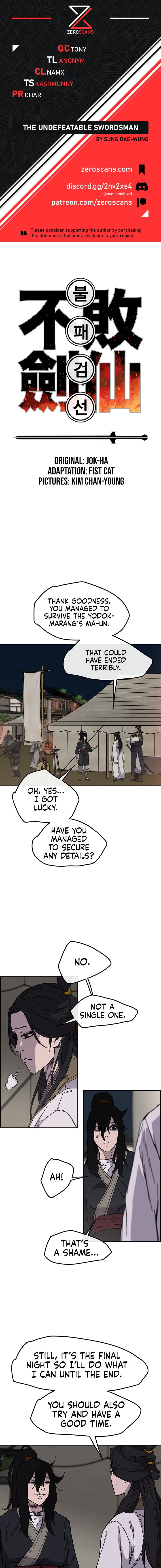 Read The Undefeatable Swordsman En Manga Online