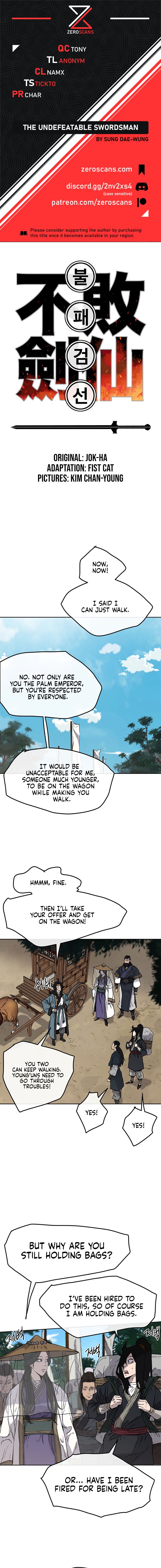 Read The Undefeatable Swordsman En Manga Online