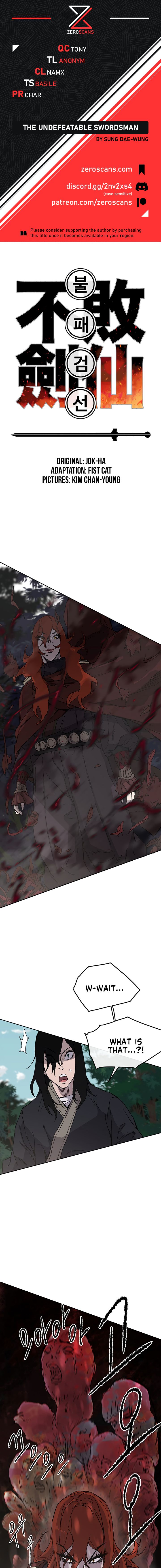 Read The Undefeatable Swordsman En Manga Online
