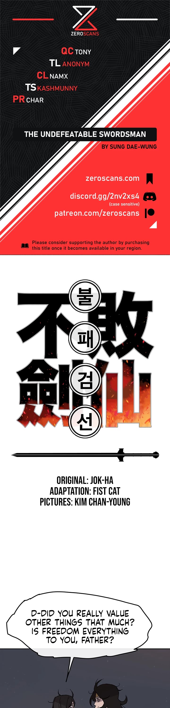 Read The Undefeatable Swordsman En Manga Online