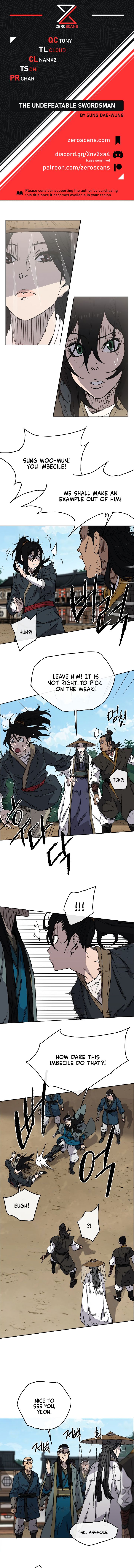 Read The Undefeatable Swordsman En Manga Online