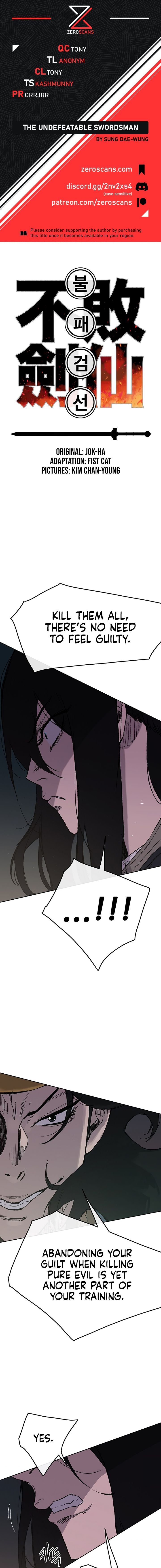Read The Undefeatable Swordsman En Manga Online