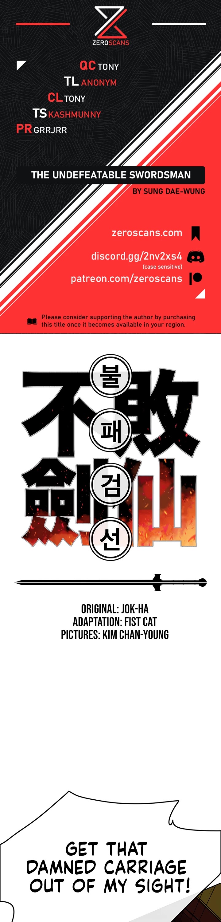 Read The Undefeatable Swordsman En Manga Online