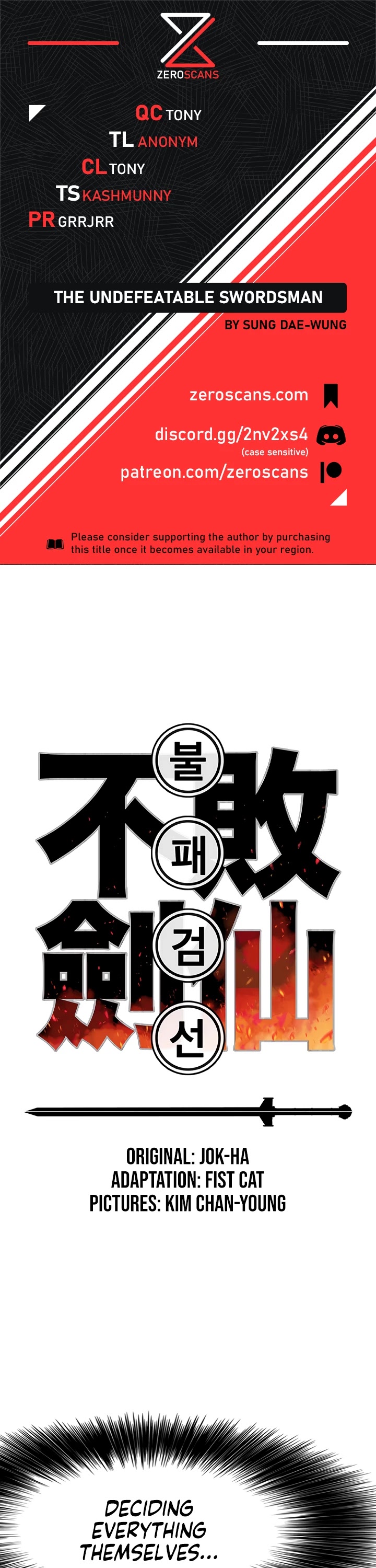 Read The Undefeatable Swordsman En Manga Online