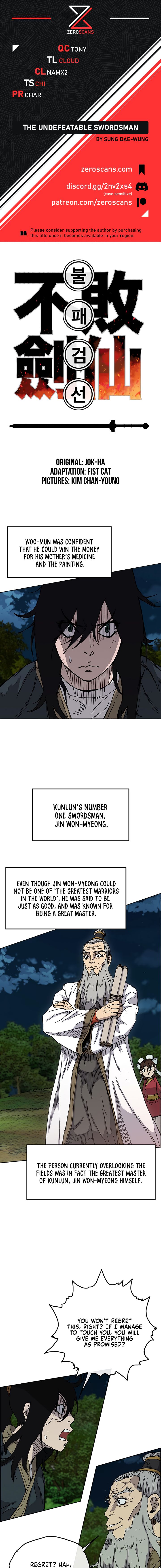 Read The Undefeatable Swordsman En Manga Online