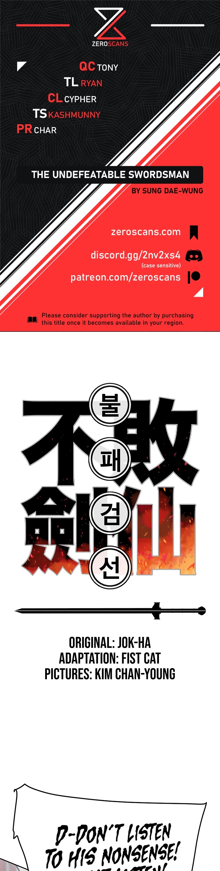 Read The Undefeatable Swordsman En Manga Online