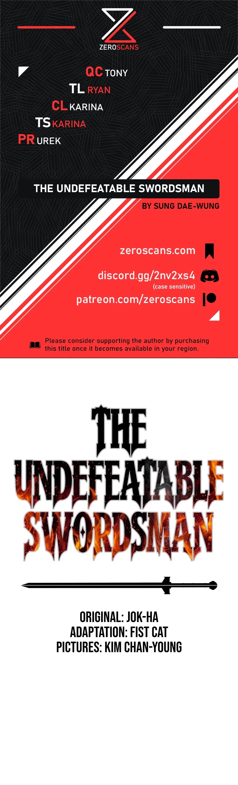 Read The Undefeatable Swordsman En Manga Online