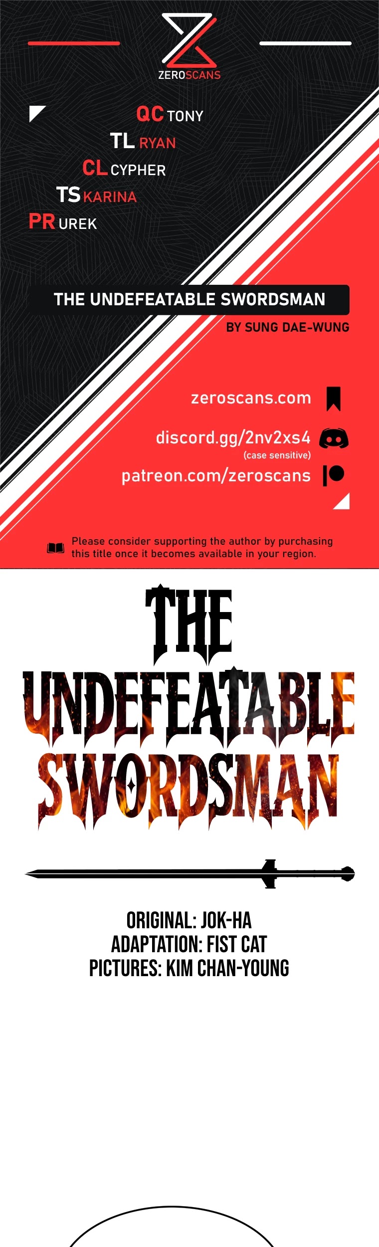 Read The Undefeatable Swordsman En Manga Online