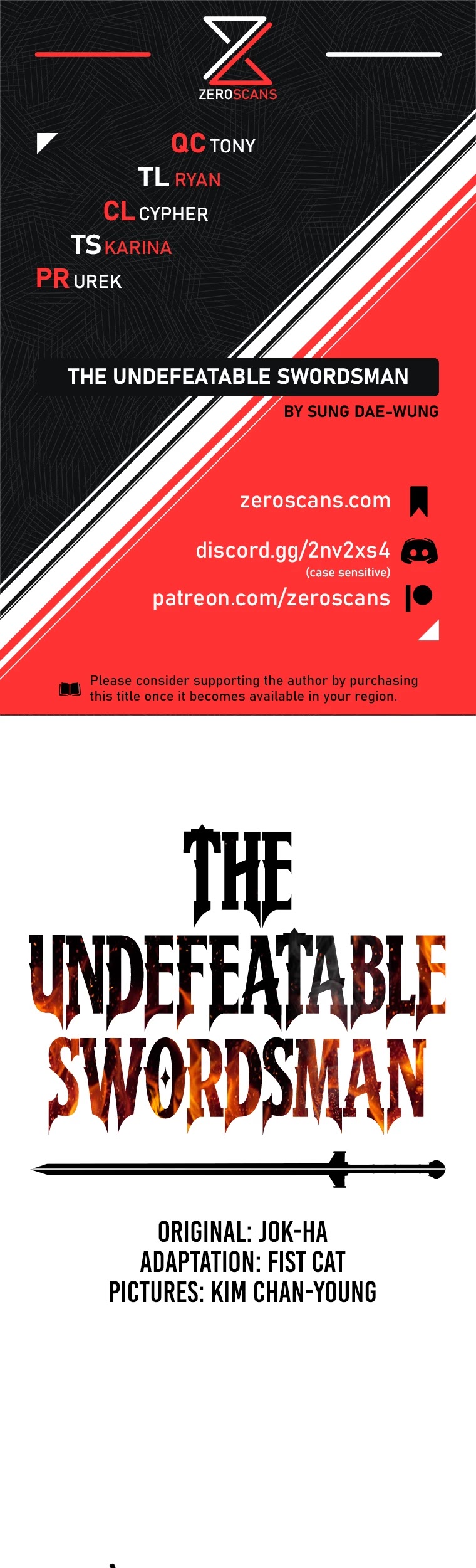 Read The Undefeatable Swordsman En Manga Online
