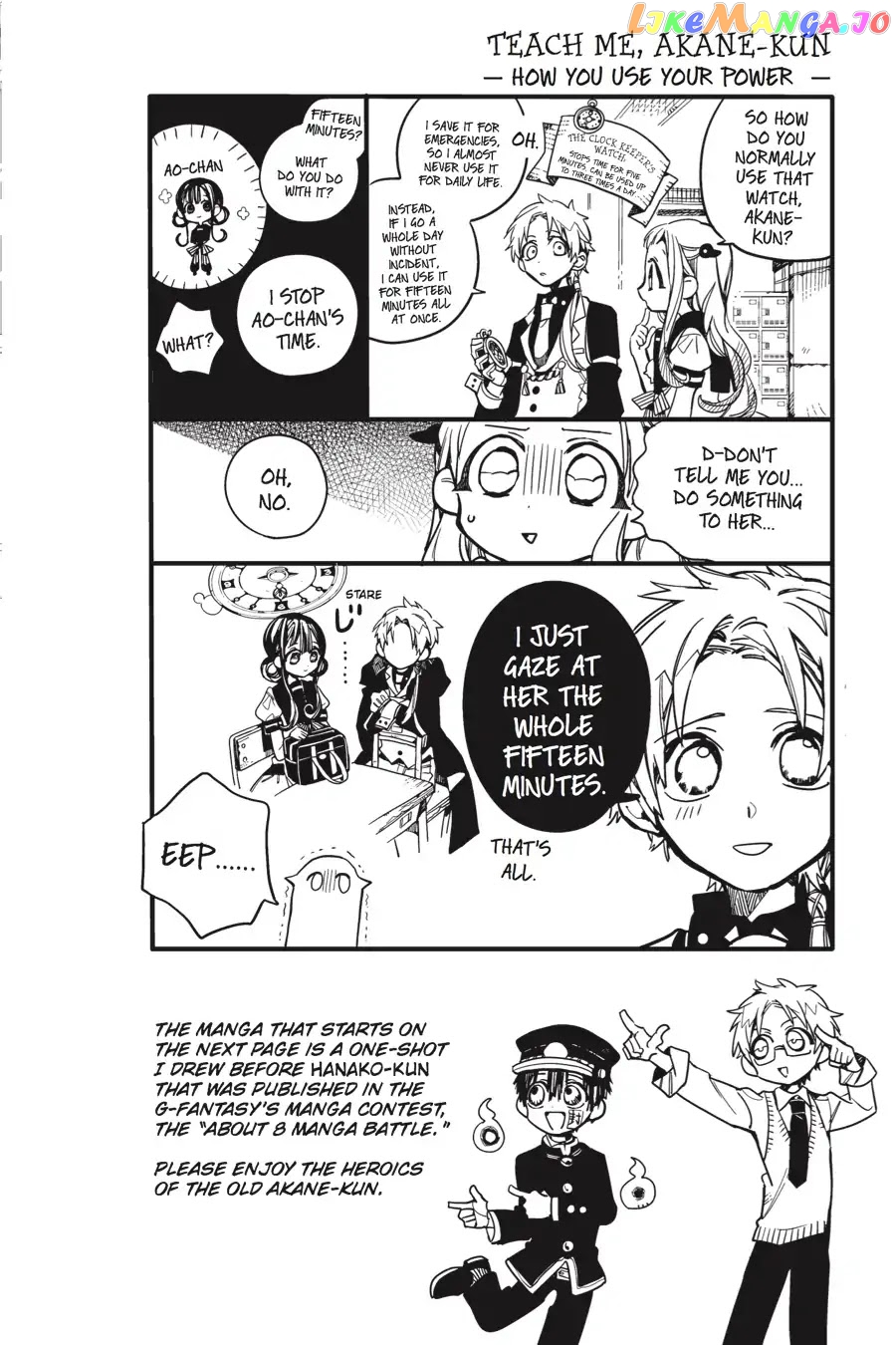 Read Toilet bound Hanako kun En Manga Online