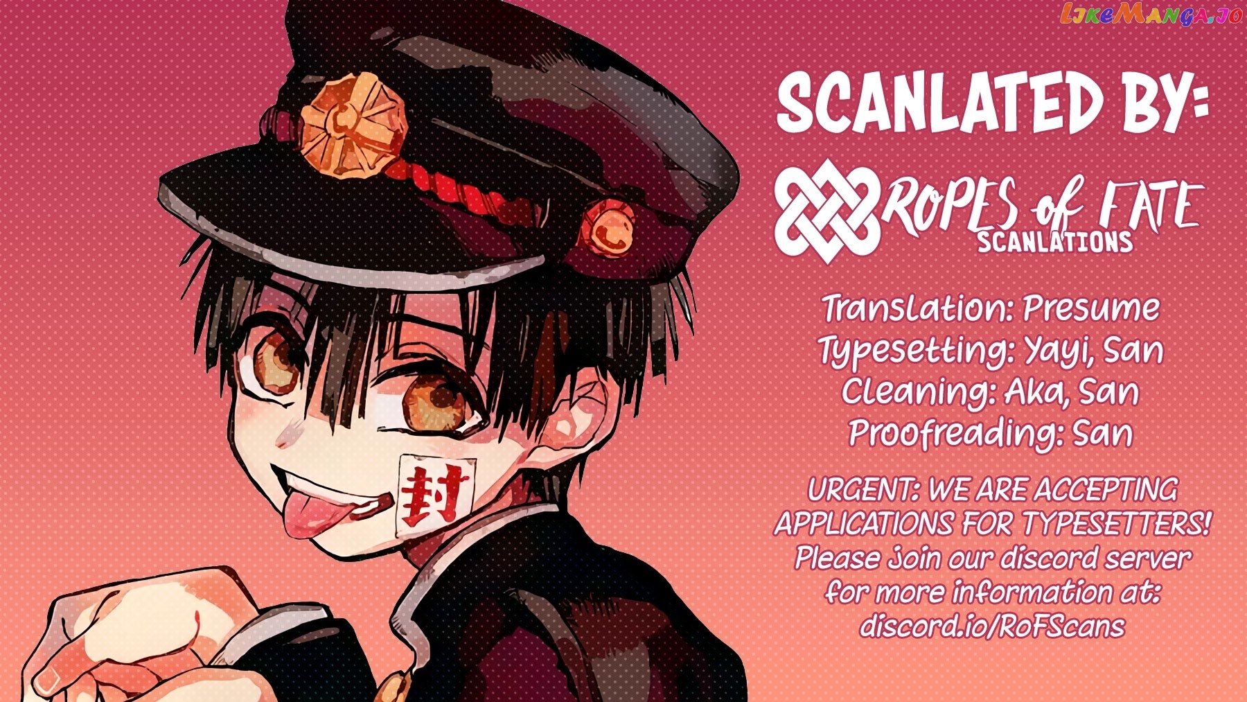 Read Toilet bound Hanako kun En Manga Online