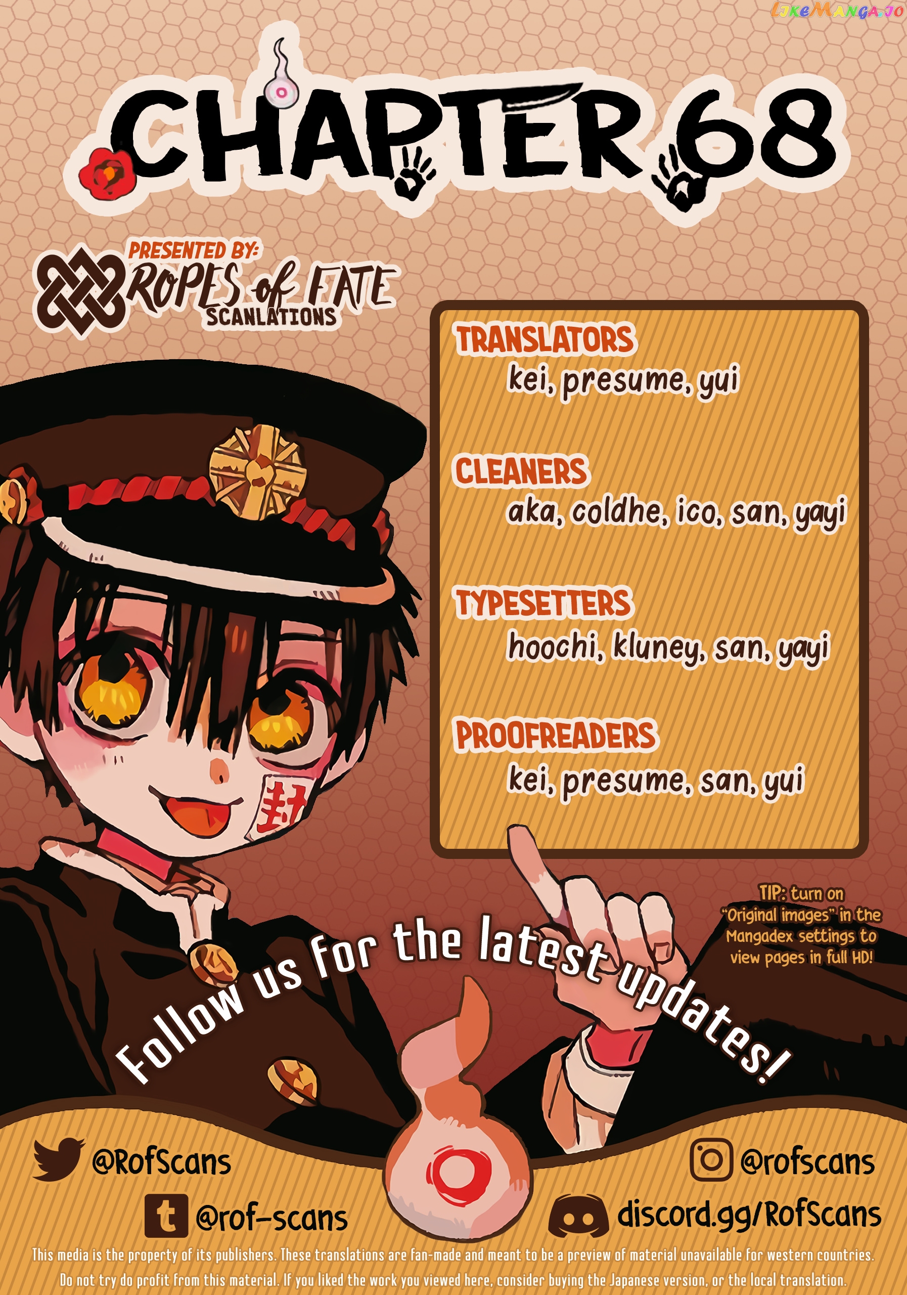 Read Toilet bound Hanako kun En Manga Online