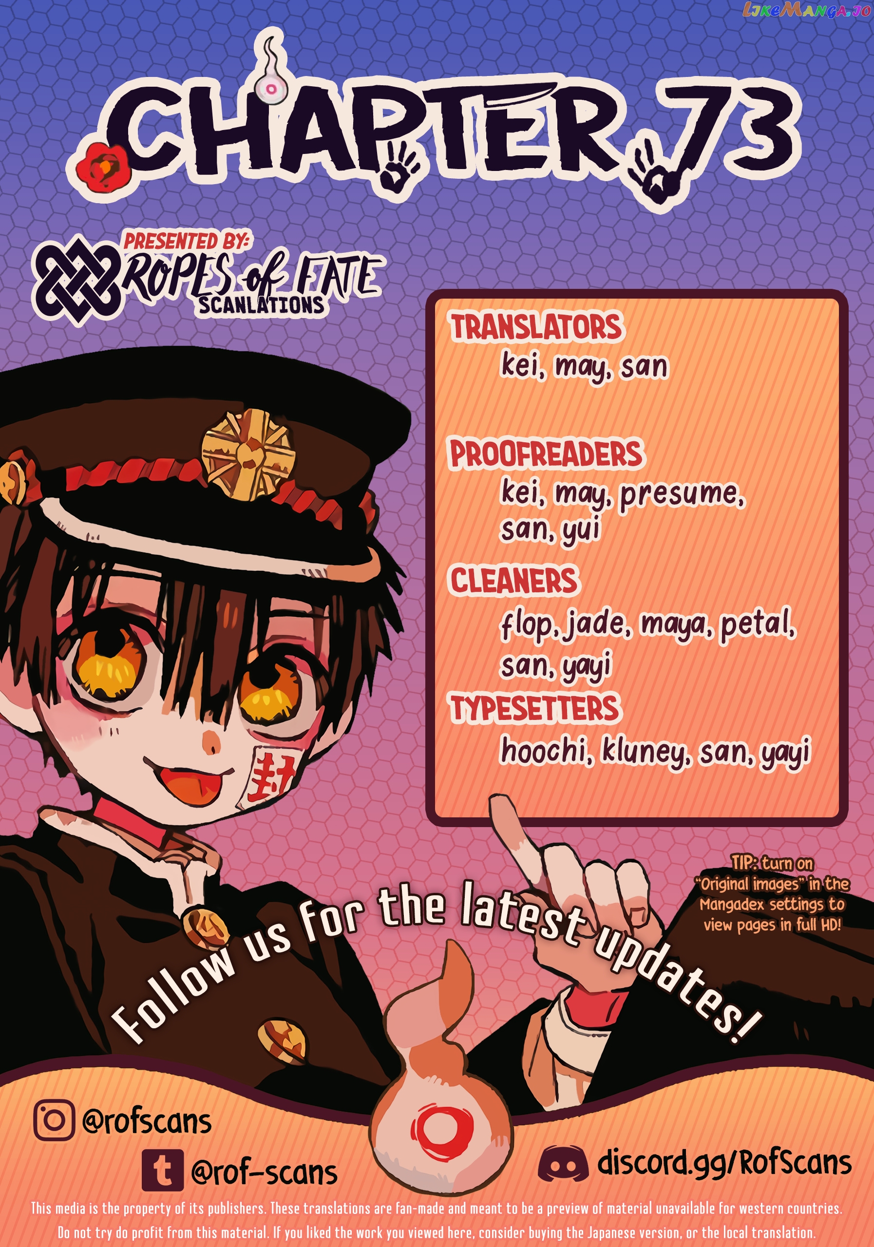 Read Toilet bound Hanako kun En Manga Online
