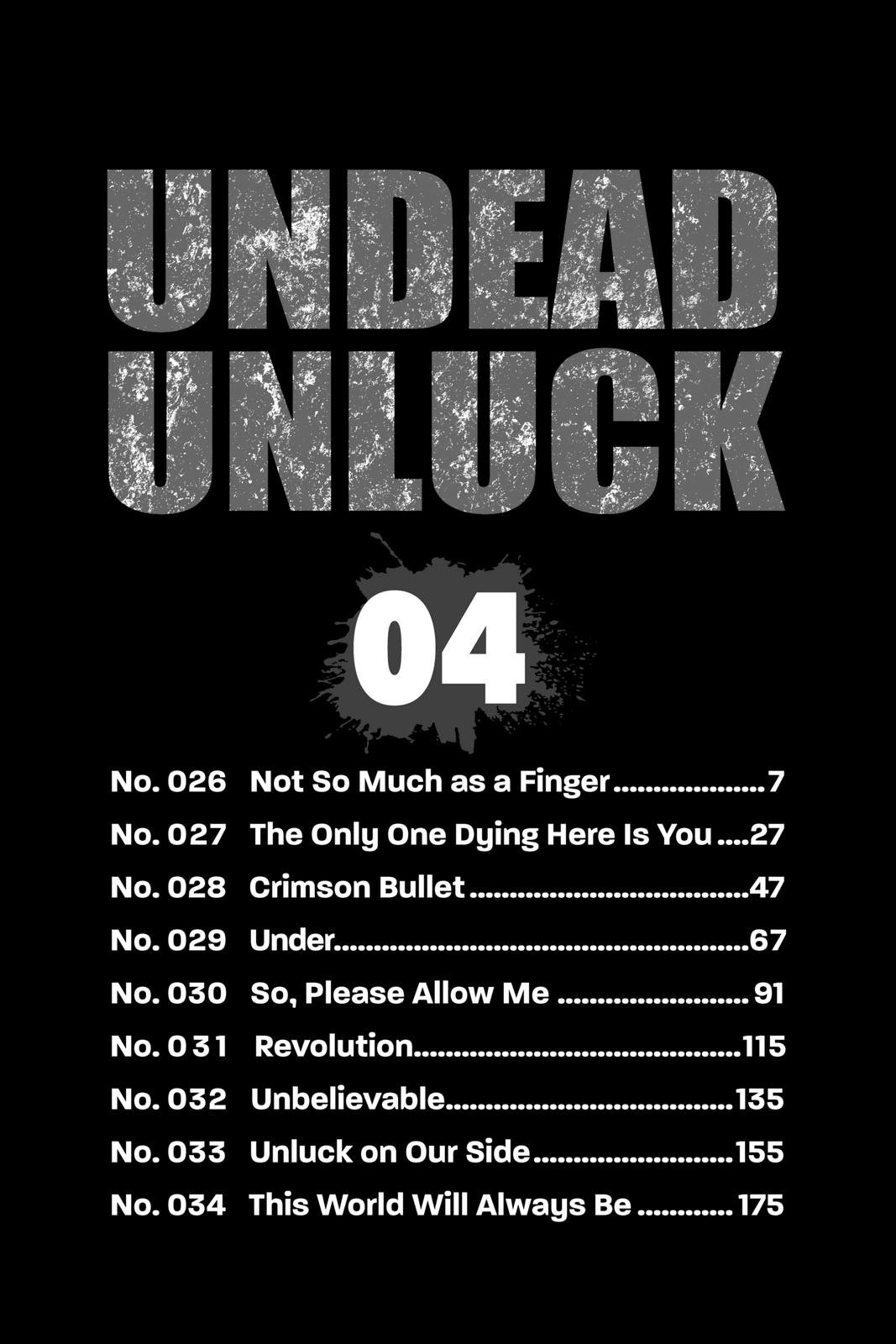 Read Undead Unluck En Manga Online