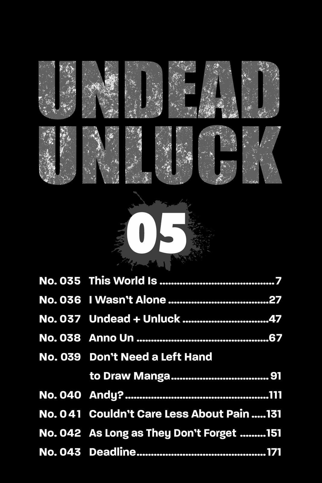 Read Undead Unluck En Manga Online