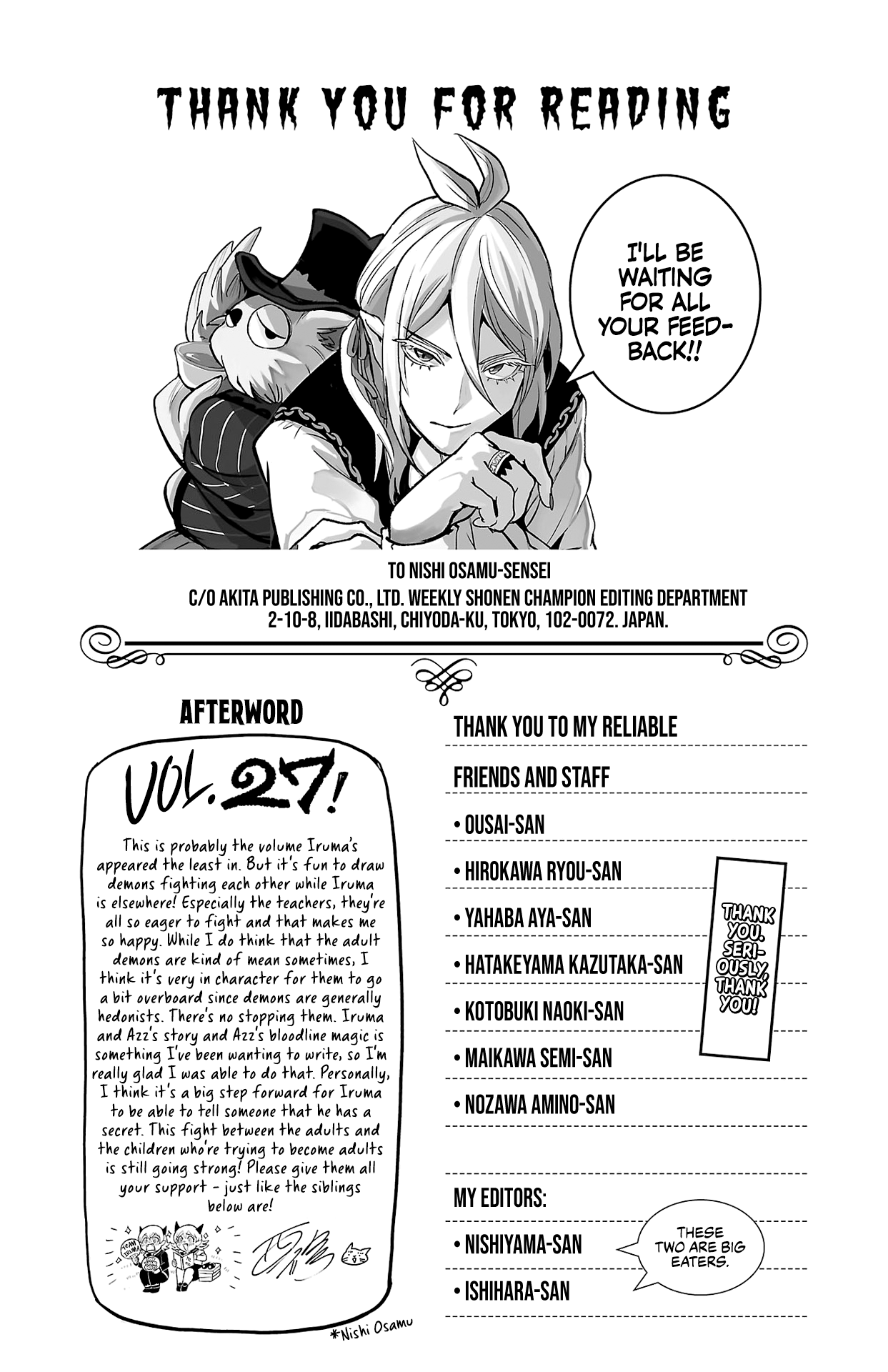 Read Welcome to Demon School En Manga Online