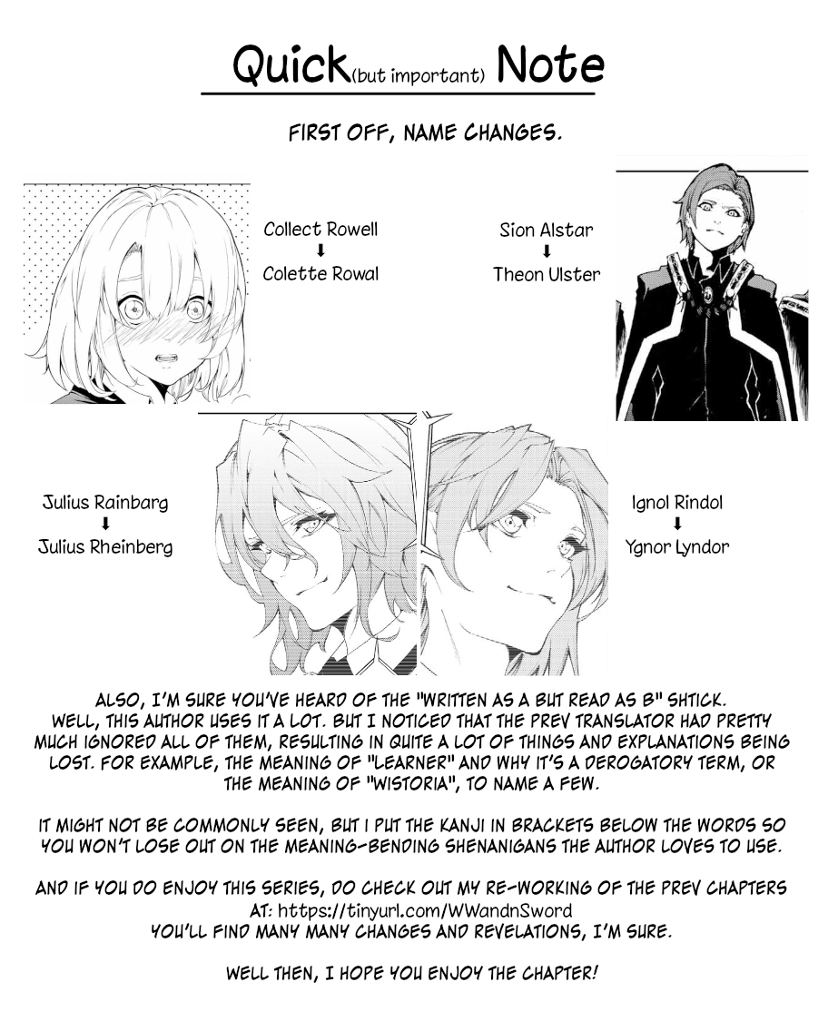 Read Wistoria Wand and Sword En Manga Online