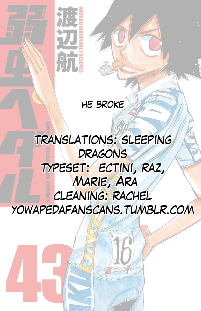 Read Yowamushi Pedal En Manga Online