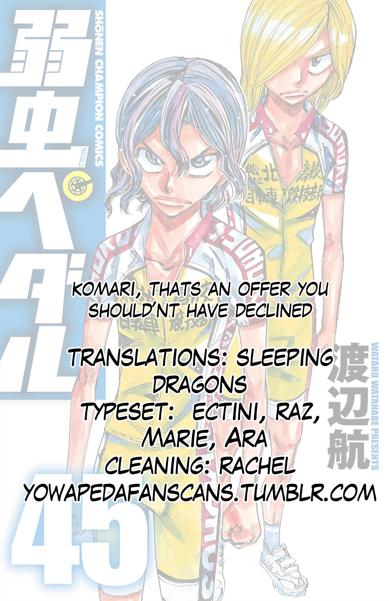Read Yowamushi Pedal En Manga Online
