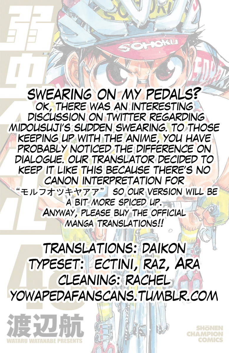 Read Yowamushi Pedal En Manga Online