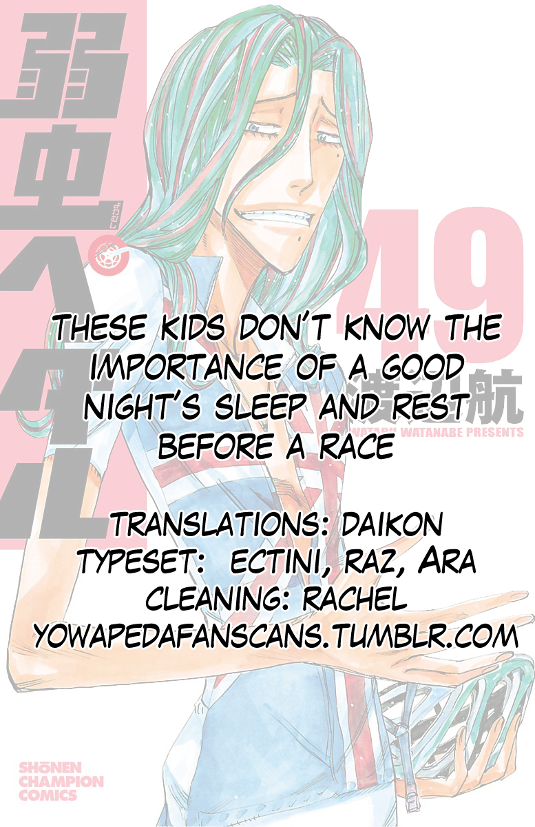 Read Yowamushi Pedal En Manga Online