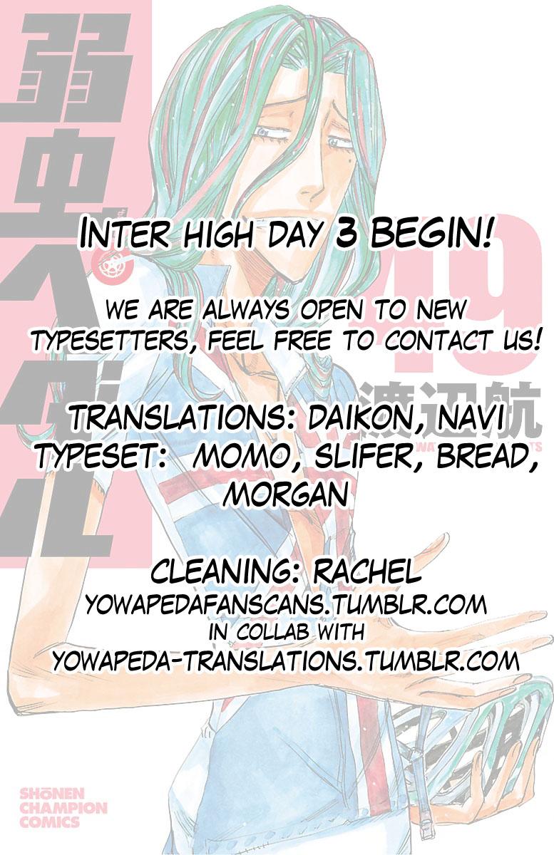 Read Yowamushi Pedal En Manga Online