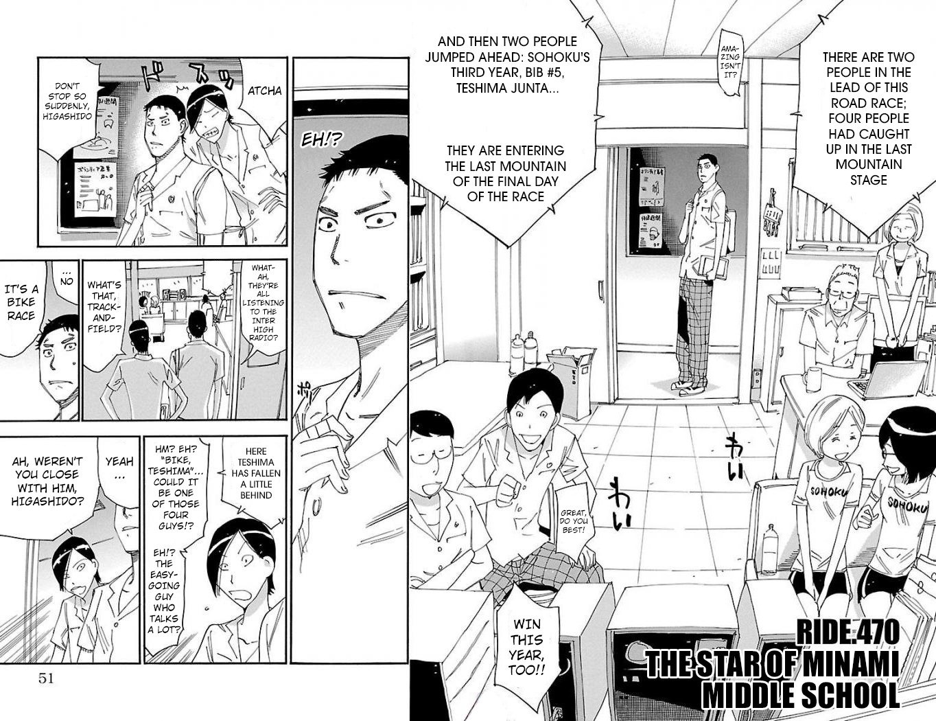 Read Yowamushi Pedal En Manga Online