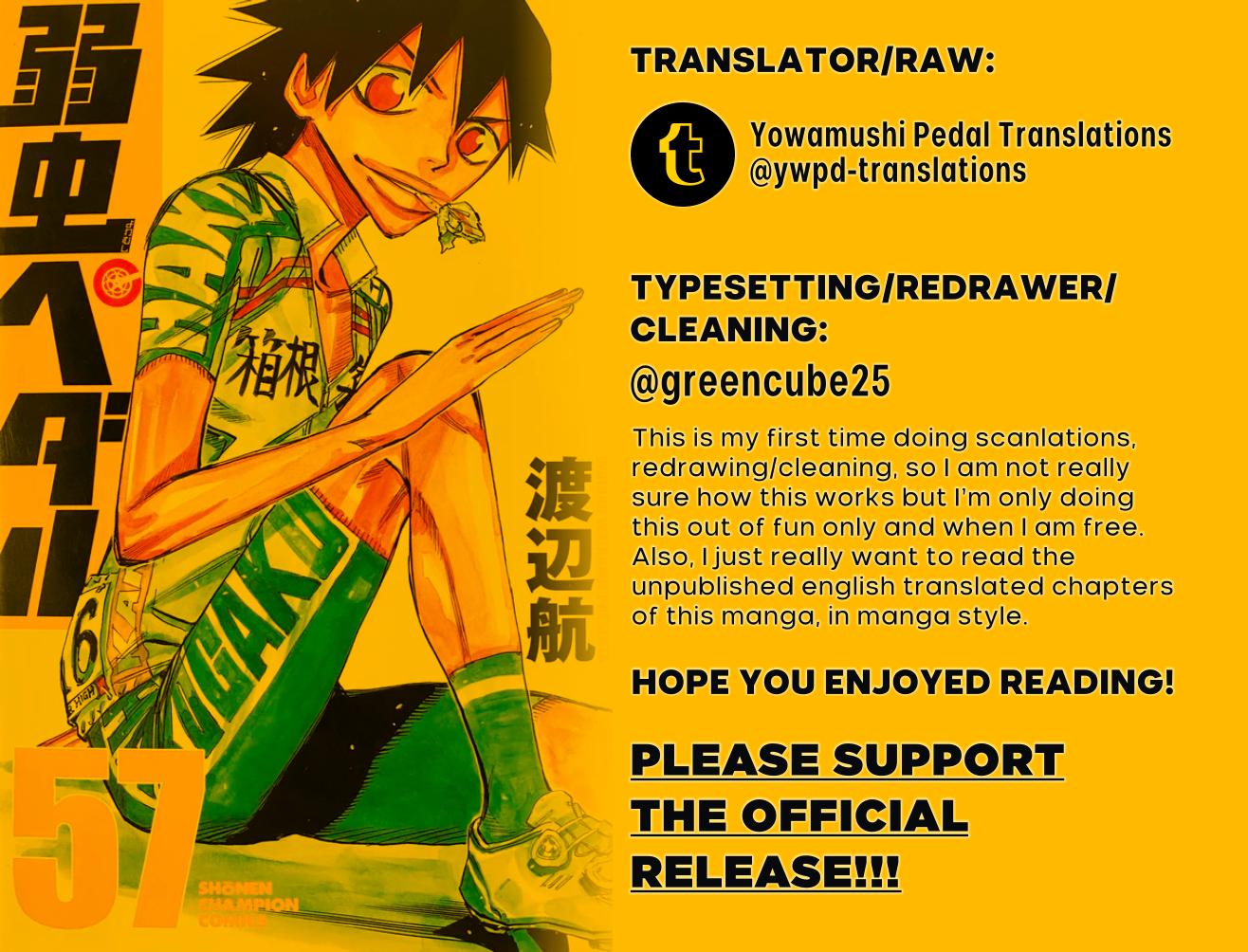 Read Yowamushi Pedal En Manga Online