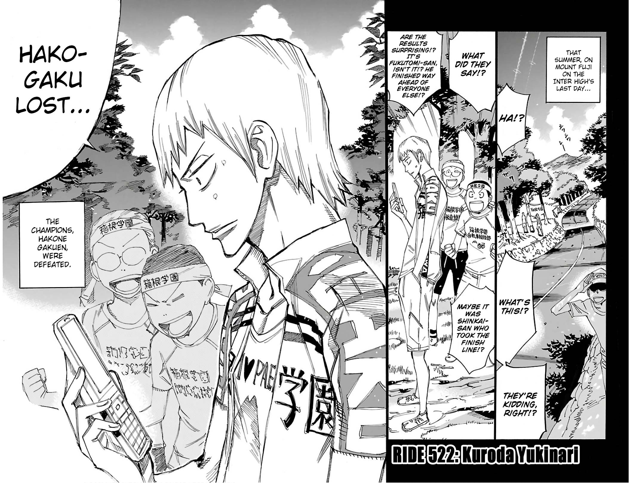 Read Yowamushi Pedal En Manga Online