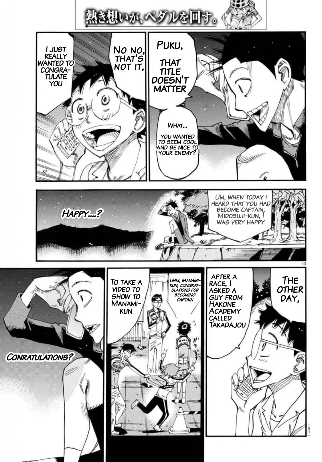 Read Yowamushi Pedal En Manga Online