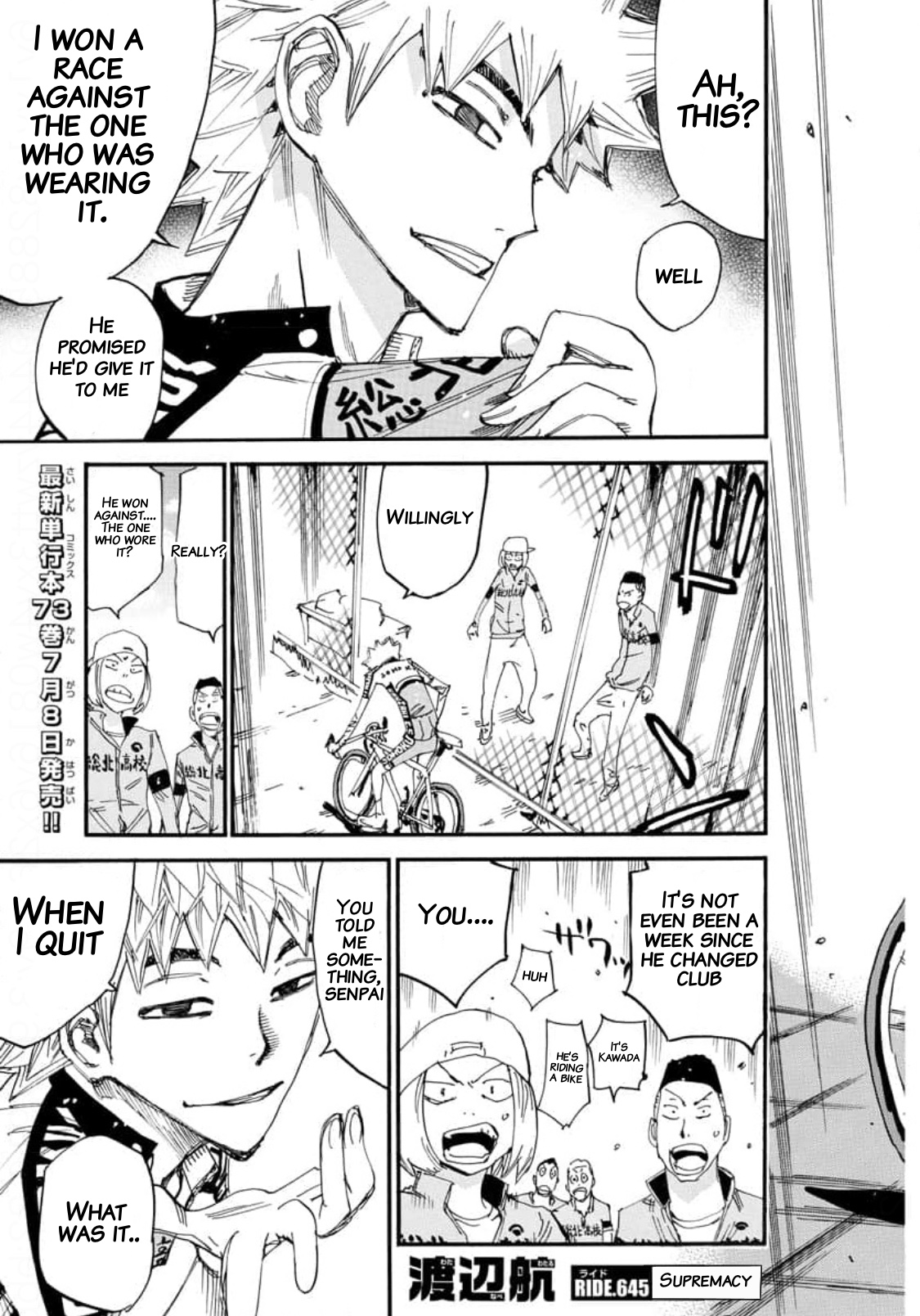 Read Yowamushi Pedal En Manga Online