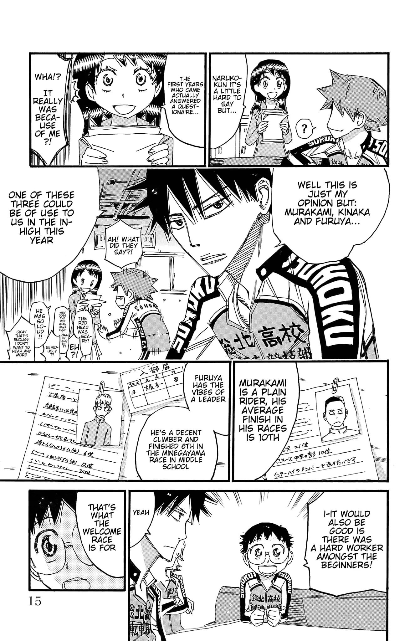 Read Yowamushi Pedal En Manga Online