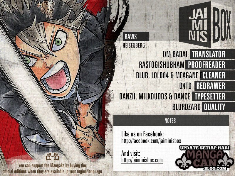 Read Black Clover id Manga Online