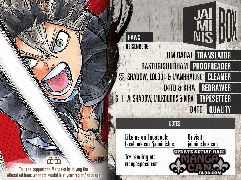 Read Black Clover id Manga Online