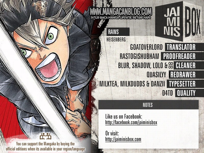 Read Black Clover id Manga Online