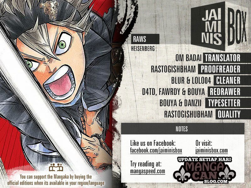 Read Black Clover id Manga Online