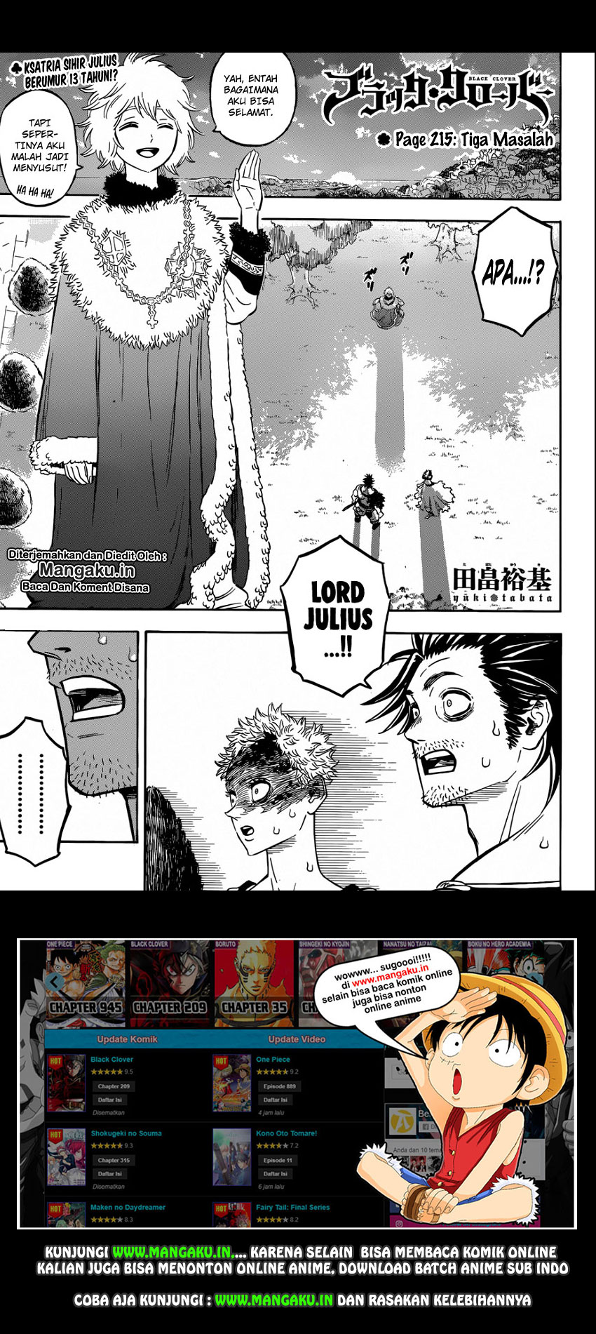 Read Black Clover id Manga Online