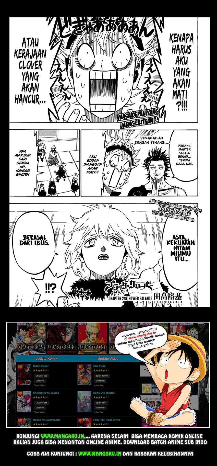 Read Black Clover id Manga Online