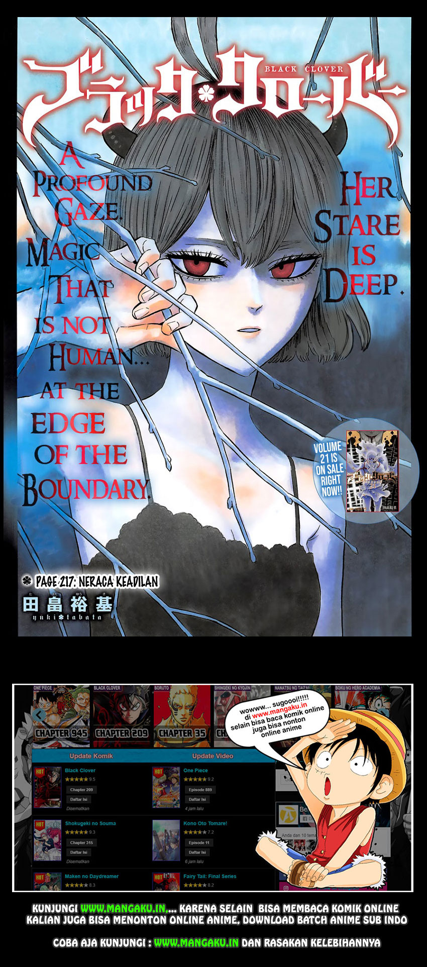 Read Black Clover id Manga Online