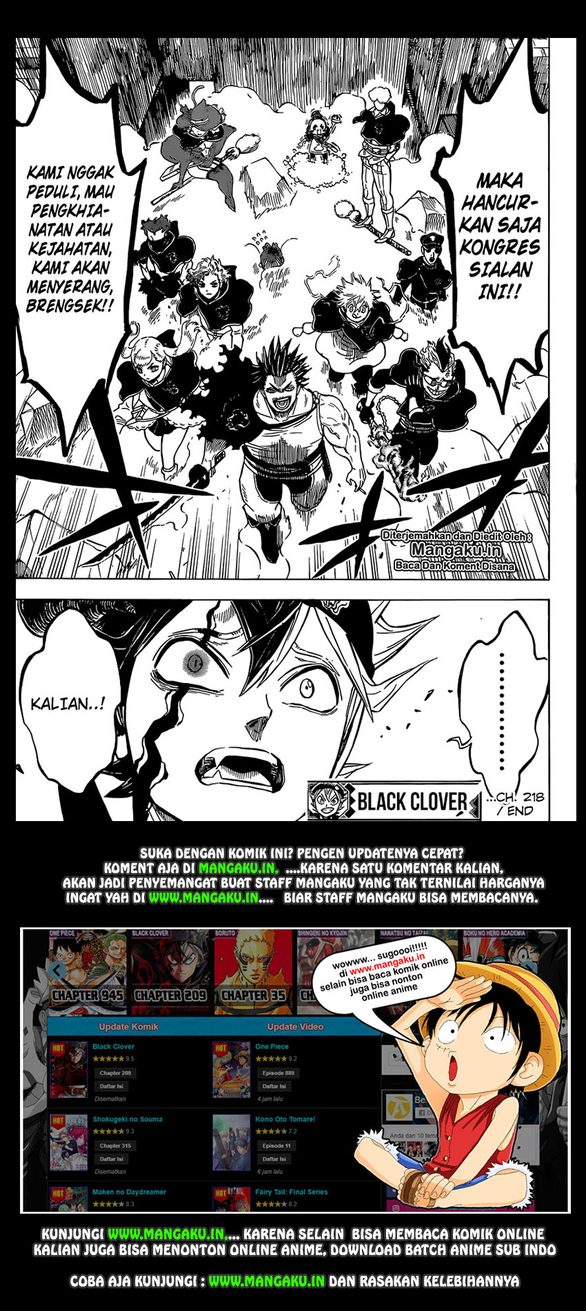 Read Black Clover id Manga Online