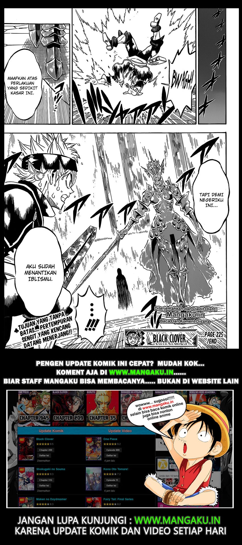 Read Black Clover id Manga Online