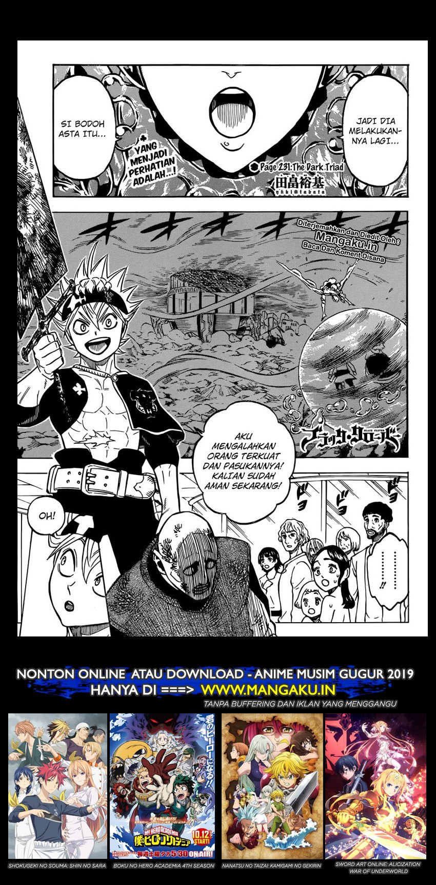 Read Black Clover id Manga Online
