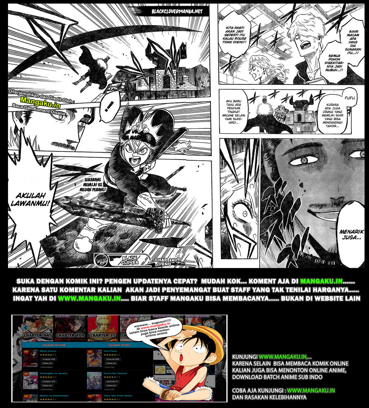 Read Black Clover id Manga Online