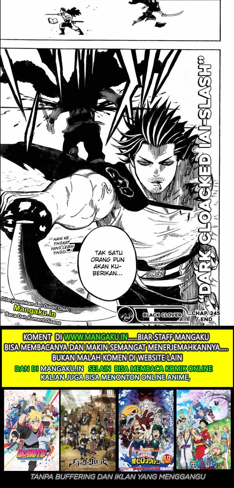 Read Black Clover id Manga Online