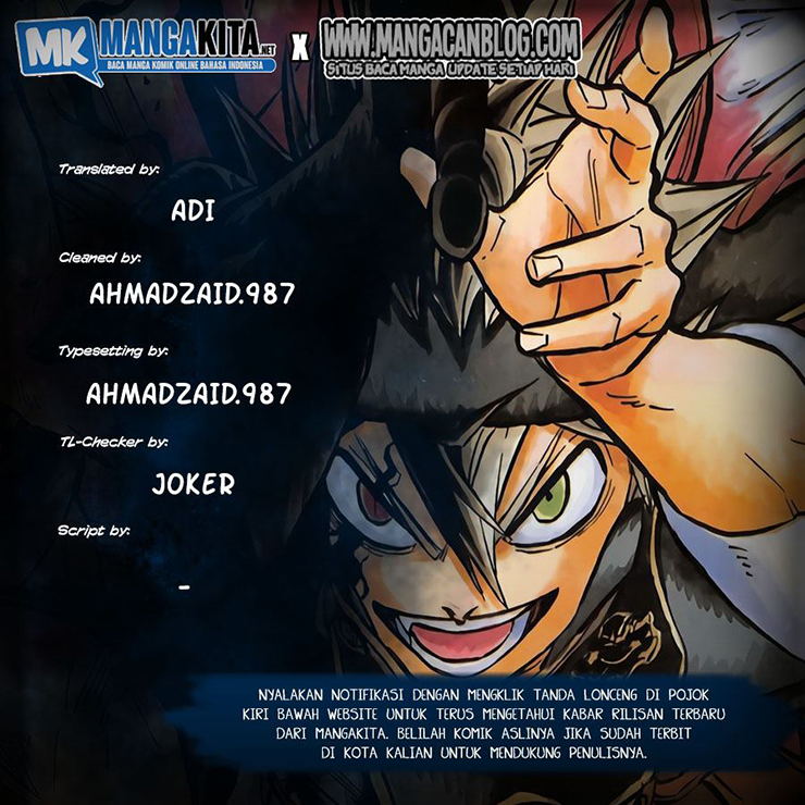 Read Black Clover id Manga Online