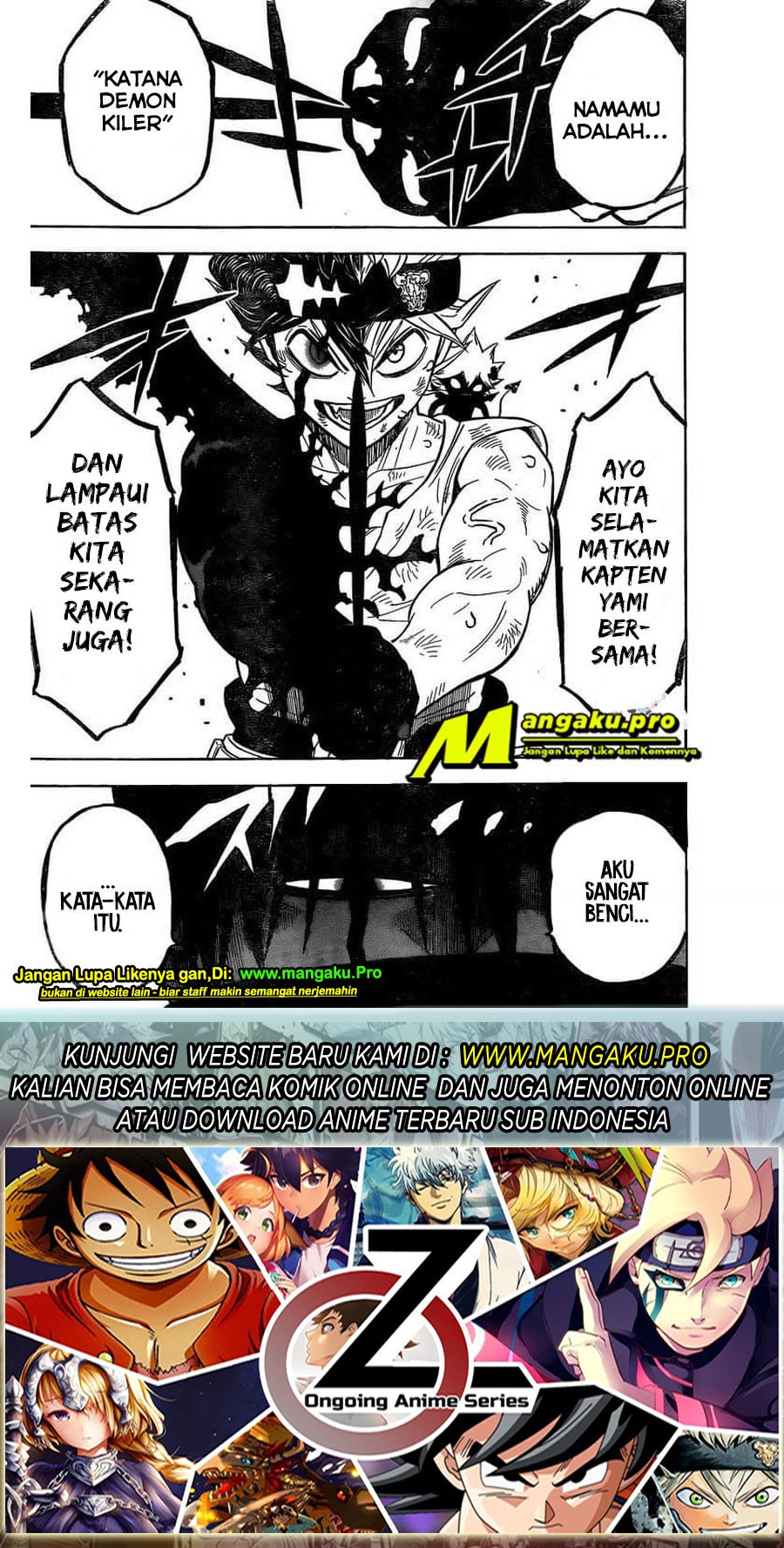 Read Black Clover id Manga Online
