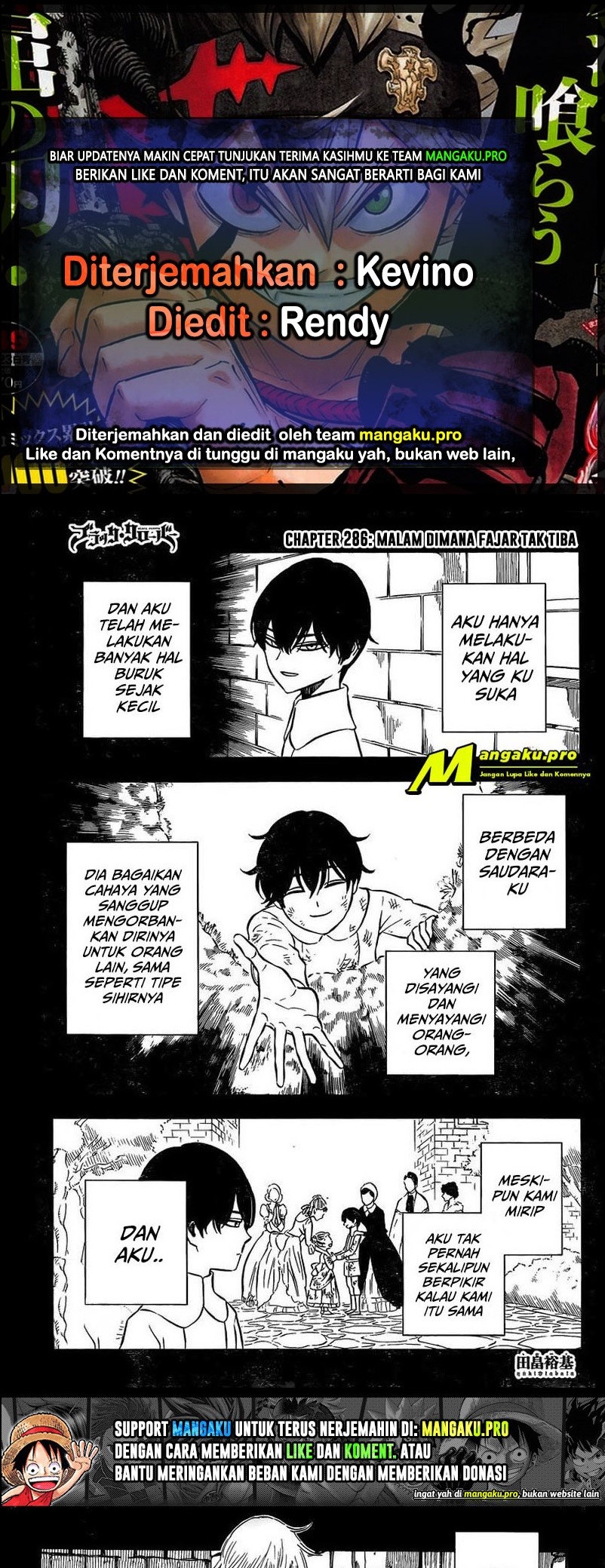 Read Black Clover id Manga Online