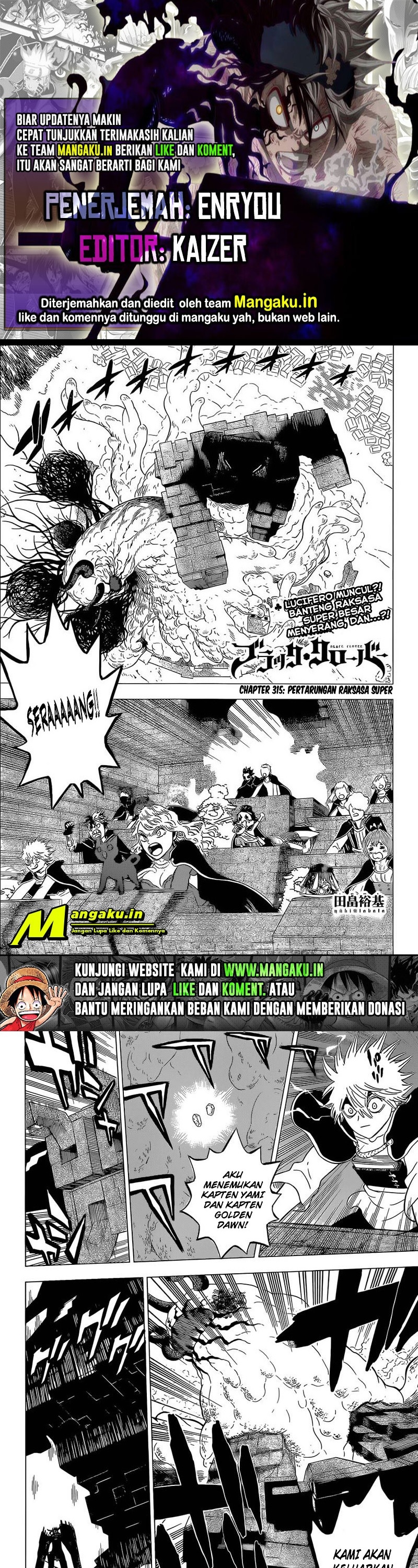 Read Black Clover id Manga Online