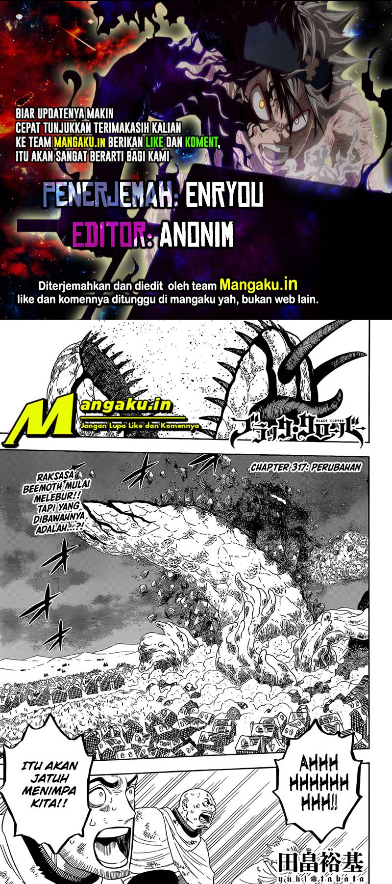 Read Black Clover id Manga Online