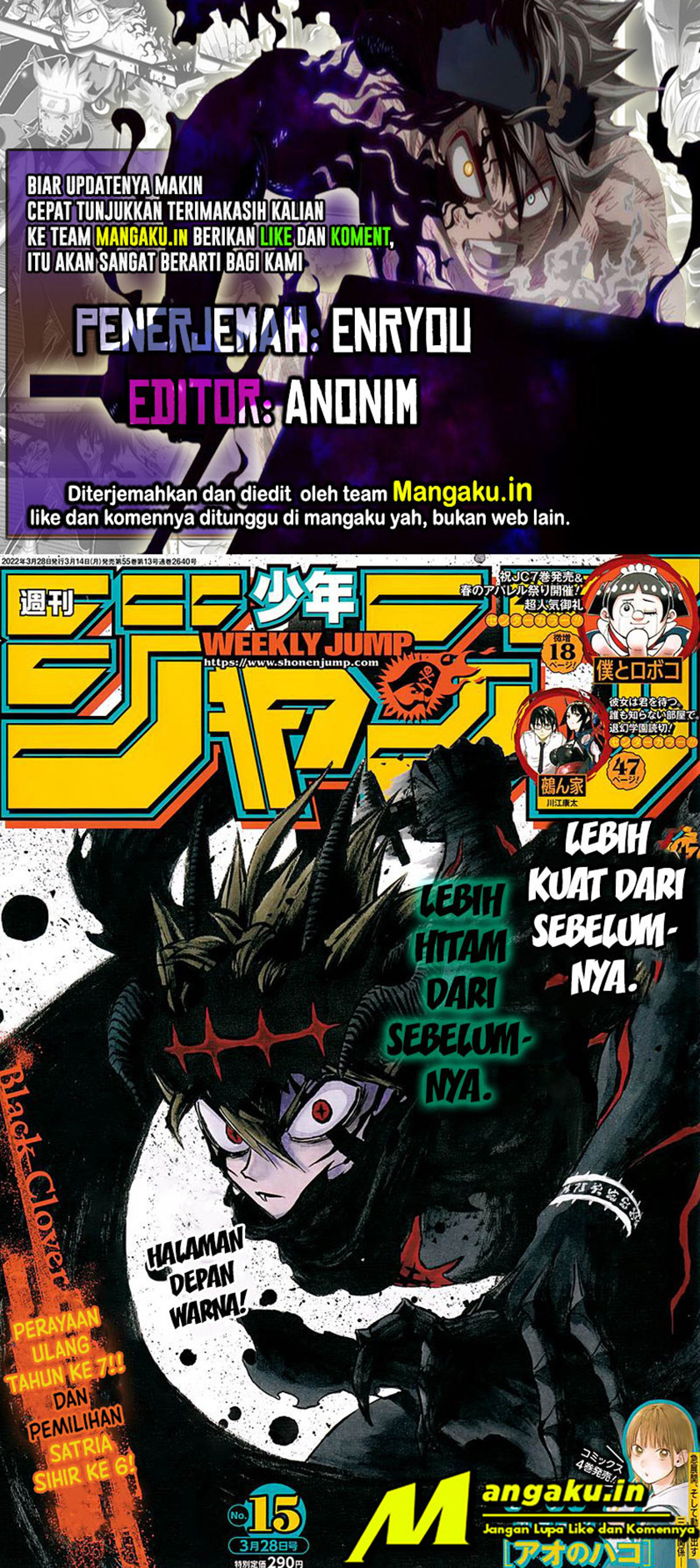 Read Black Clover id Manga Online